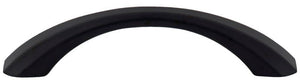 Jeffrey Alexander 678-96MB 96 mm Center-to-Center Matte Black Wheeler Cabinet Pull