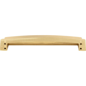 Jeffrey Alexander 141-160BG 160 mm Center Brushed Gold Square-to-Center Square Renzo Cabinet Cup Pull