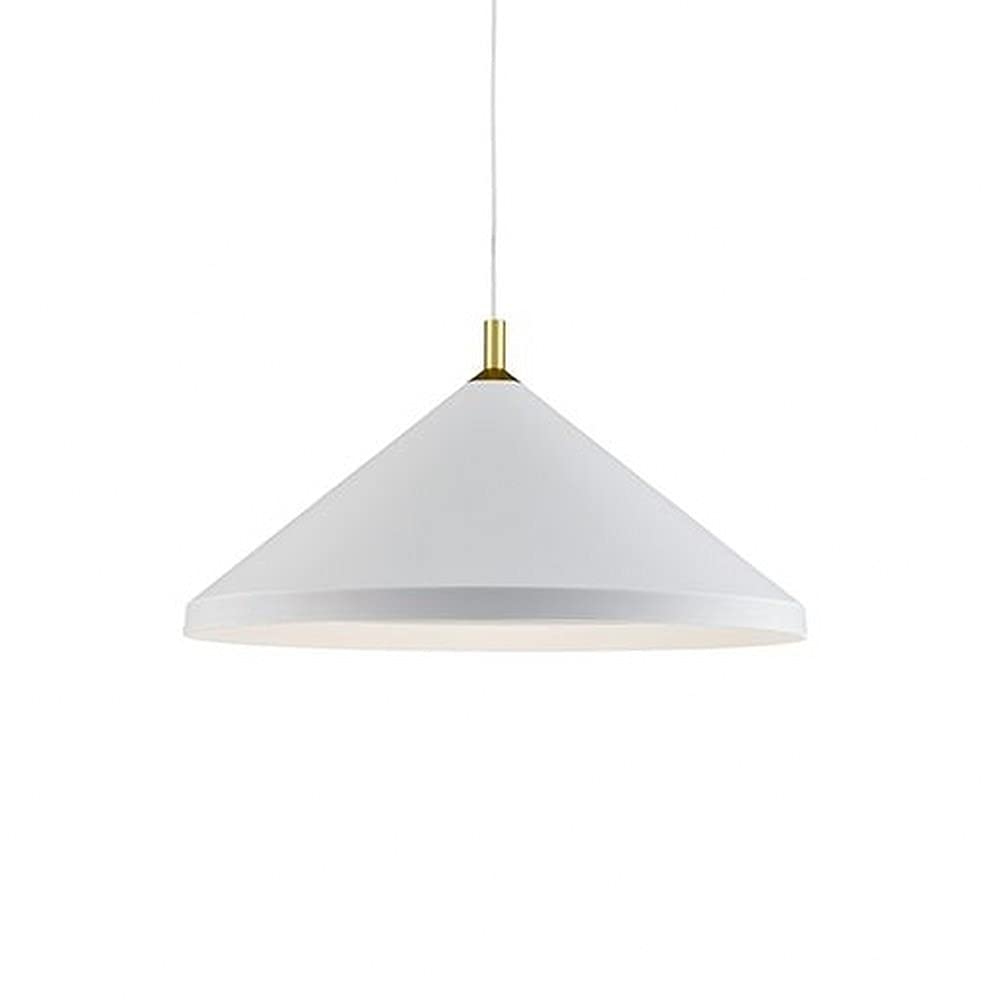 Kuzco 493126-WH/GD DOROTHY 26" PD White with Gold Detail 1 x 60W E26