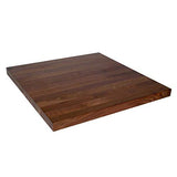 John Boos WALKCT3-12130-V Edge-Grain Walnut Butcher Block Countertop - 3" Thick, 121"L x 30"W, Varnique Semi-Gloss