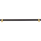 Jeffrey Alexander 5319MBBG 319 mm Center-to-Center Matte Black with Brushed Gold Key Grande Cabinet Bar Pull