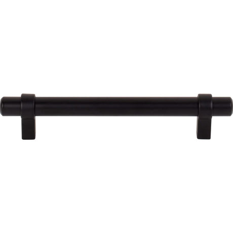 Jeffrey Alexander 5128MB 128 mm Center-to-Center Matte Black Key Grande Cabinet Bar Pull