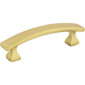 Elements 449-3MB 3" Center-to-Center Matte Black Square Hadly Cabinet Pull