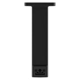 Squared Non-Diverting Tub Spout in Matte Black