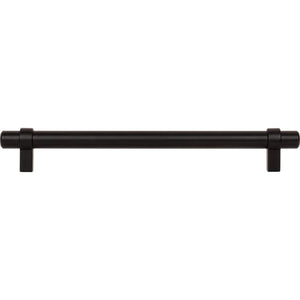 Jeffrey Alexander 5192MB 192 mm Center-to-Center Matte Black Key Grande Cabinet Bar Pull