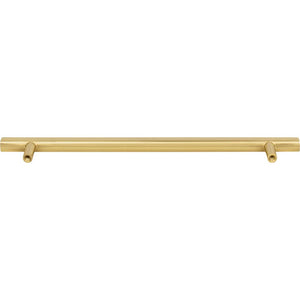 Jeffrey Alexander 845-192BG 192 mm Center-to-Center Brushed Gold Square Dominique Cabinet Bar Pull