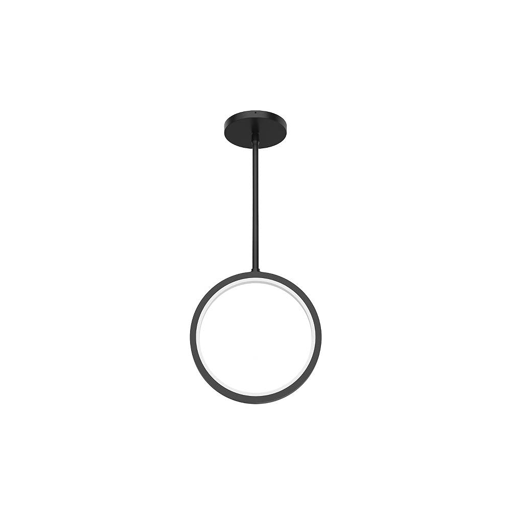 Kuzco EP64810-BK PARC 10" EXTERIOR PENDANT BLACK 7W 120VAC WITH LED DRIVER 3000K 90CRI