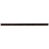 Task Lighting TRU48-3BD-P-BK 48" TR USB Series Angle Power Strip with USB, Black Finish, Black Receptacles