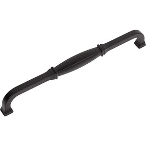 Jeffrey Alexander 278-224MB 224 mm Center-to-Center Matte Black Audrey Cabinet Pull