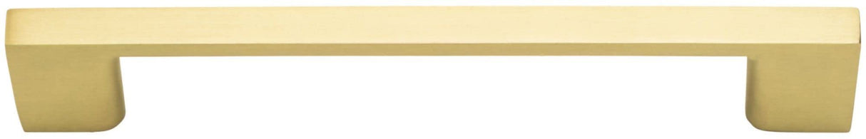 Jeffrey Alexander 635-128BG 128 mm Center-to-Center Brushed Gold Square Sutton Cabinet Bar Pull