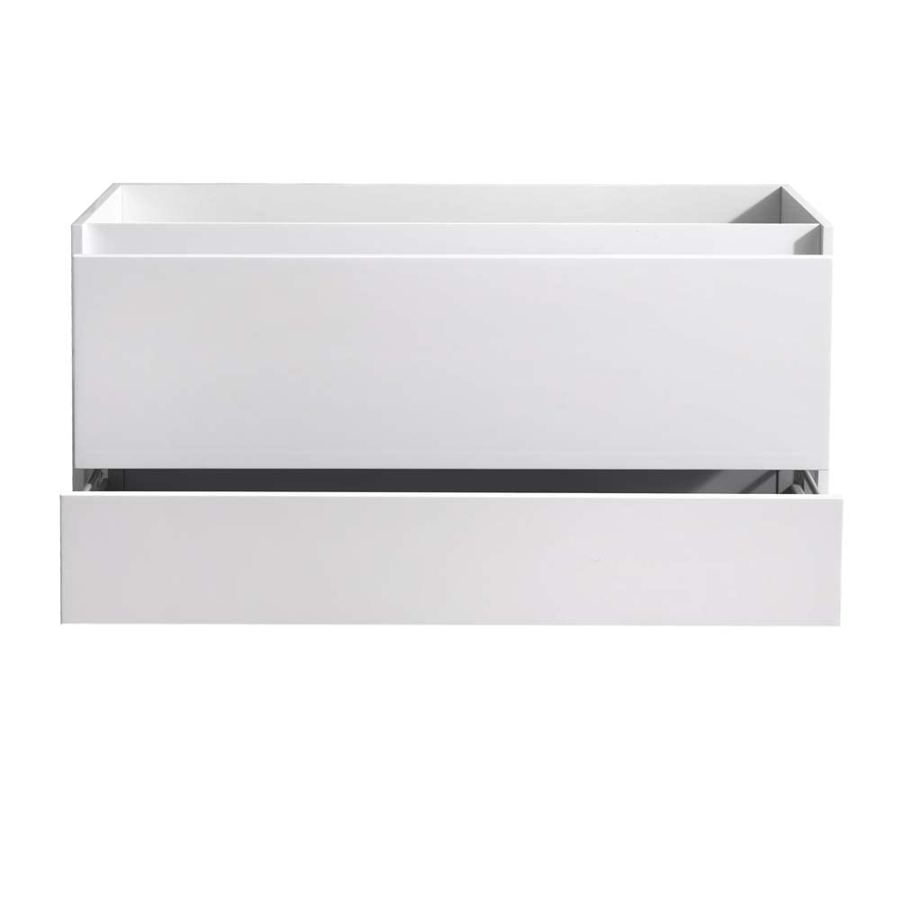 Fresca FCB9248RNW Fresca Catania 48" Rustic Natural Wood Wall Hung Modern Bathroom Cabinet