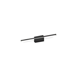 Kuzco VL18224-BK VEGA MINOR 24" VL Black 120V TRIAC/ELV LED 3000K 90CRI 18W