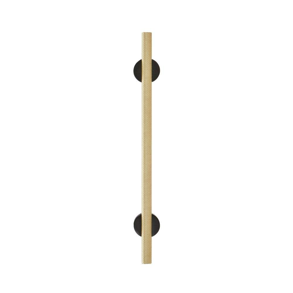 Amerock Cabinet Pull Matte Black/Matte Gold 6-5/16 inch (160 mm) Center to Center Transcendent 1 Pack Drawer Pull Drawer Handle Cabinet Hardware