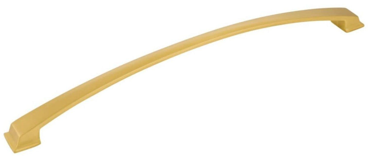 Jeffrey Alexander 944-305BG 305 mm Center-to-Center Brushed Gold Arched Roman Cabinet Pull