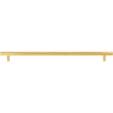 Jeffrey Alexander 845-305BG 305 mm Center-to-Center Brushed Gold Square Dominique Cabinet Bar Pull