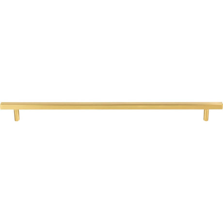 Jeffrey Alexander 845-305BG 305 mm Center-to-Center Brushed Gold Square Dominique Cabinet Bar Pull