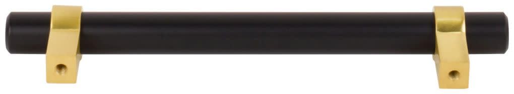 Jeffrey Alexander 5128SN 128 mm Center-to-Center Satin Nickel Key Grande Cabinet Bar Pull