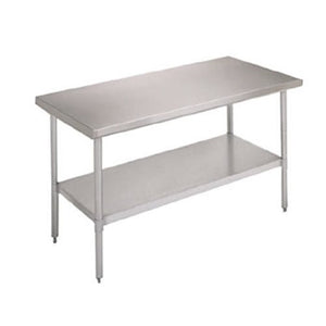 John Boos FBLG8424 Table,Stainless,Shelf,84