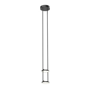 Kuzco PD72208-BK NOVEL 8" TWO HEAD PENDANT BLACK 15W 120VAC WITH LED DRIVER 3000K 90CRI