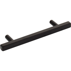 Jeffrey Alexander 845-96MB 96 mm Center-to-Center Matte Black Square Dominique Cabinet Bar Pull