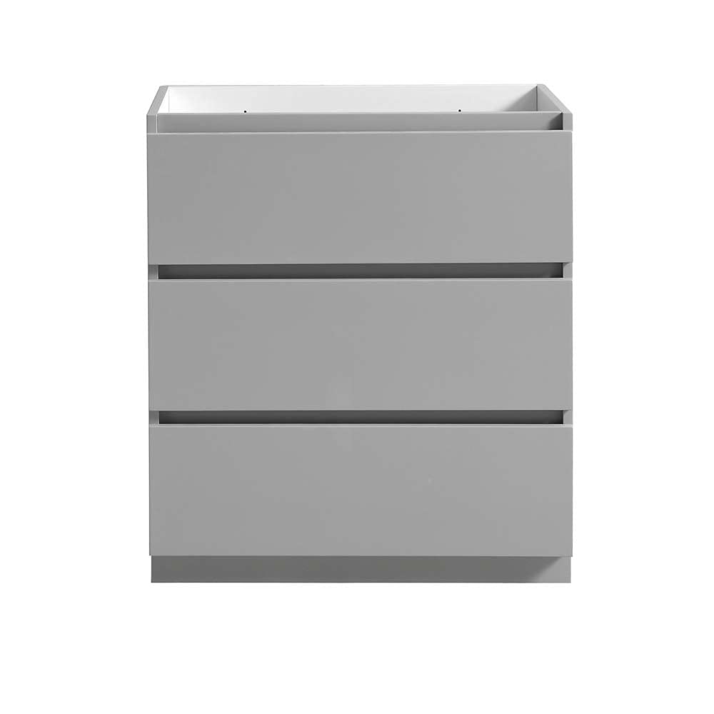 Fresca FCB9330RW Fresca Lazzaro 30" Rosewood Free Standing Modern Bathroom Cabinet