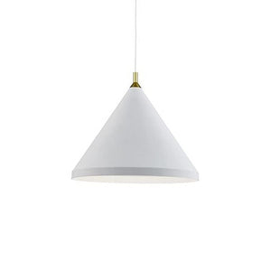 Kuzco 493118-WH/GD DOROTHY 18" PD White with Gold Detail 1 x 60W E26