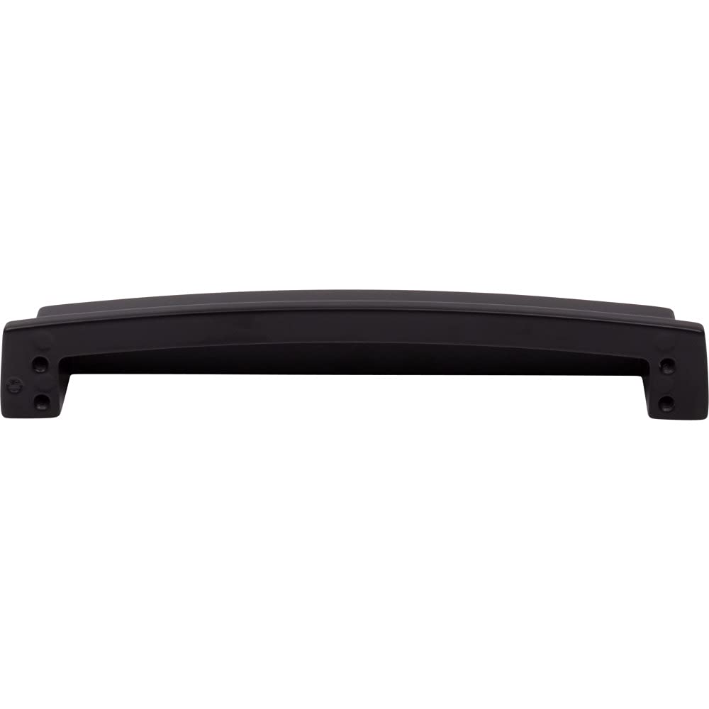 Jeffrey Alexander 141-160MB 160 mm Center Matte Black Square-to-Center Square Renzo Cabinet Cup Pull