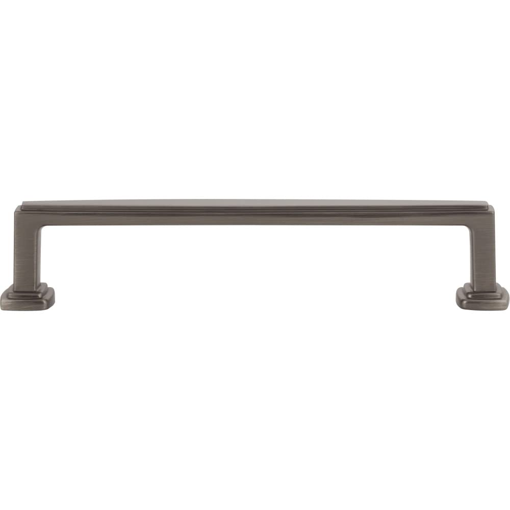 Jeffrey Alexander 171-128BNBDL 128 mm Center-to-Center Brushed Pewter Richard Cabinet Pull
