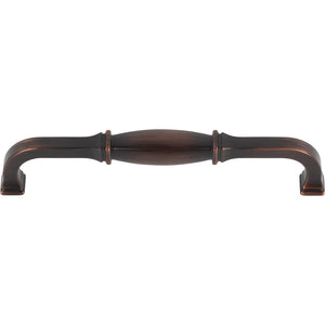 Jeffrey Alexander 278-160DBAC 160 mm Center-to-Center Brushed Oil Rubbed Bronze Audrey Cabinet Pull