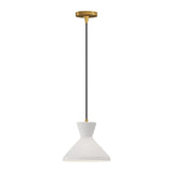 Alora PD473710AGOP BETTY 10" PENDANT AGED GOLD OPAL GLASS 72" WIRE E26 60W