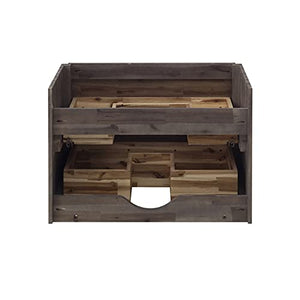 Fresca FCB31-241224ACA Fresca Formosa 58" Wall Hung Double Sink Modern Bathroom Cabinet