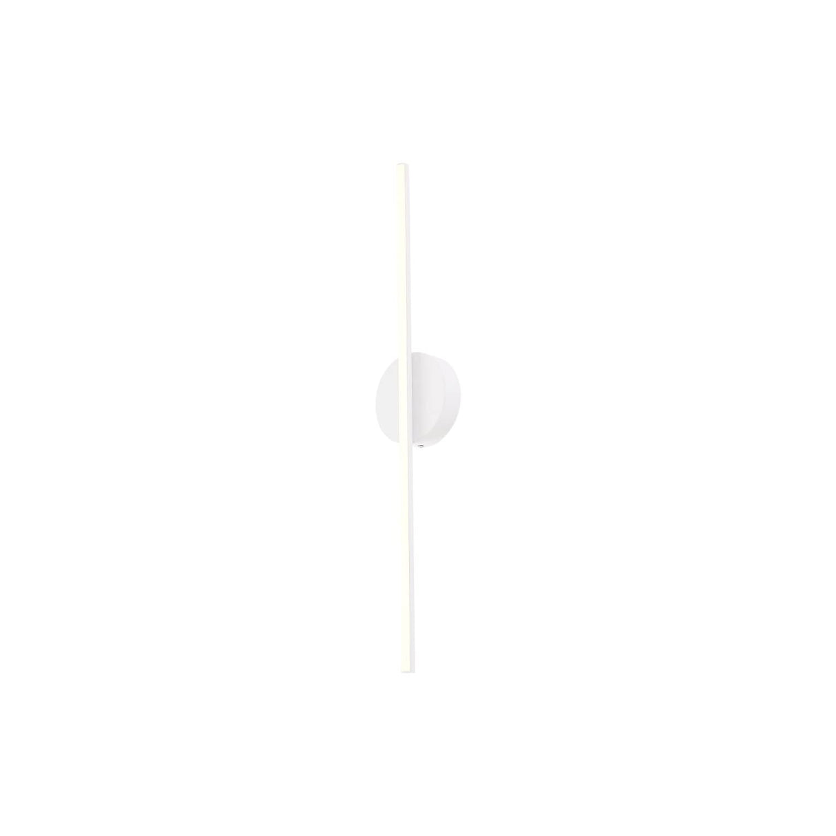Kuzco WS14935-WH CHUTE 35" WS White 120V TRIAC/ELV LED 3000K 90CRI 15W