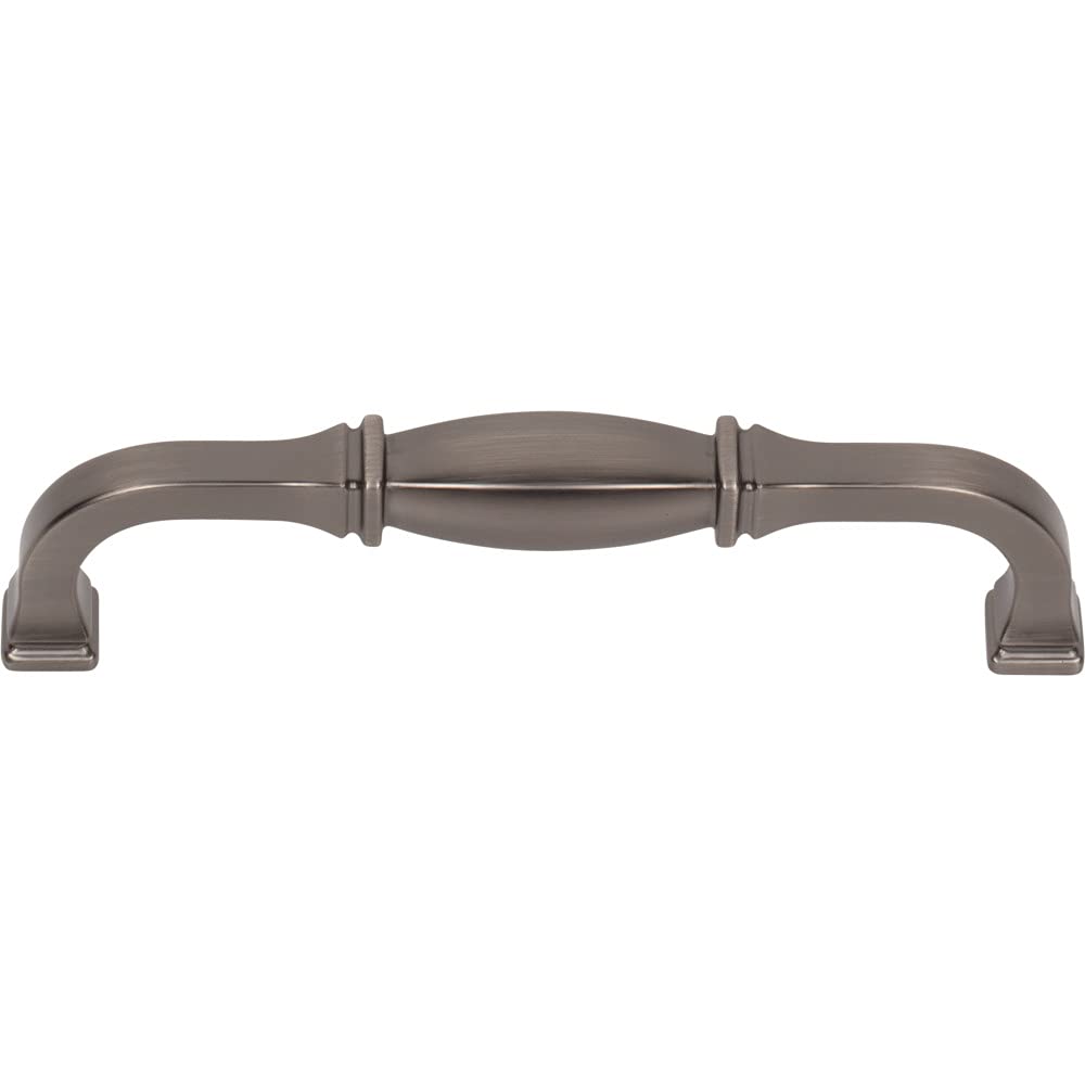 Jeffrey Alexander 278-128BNBDL 128 mm Center-to-Center Brushed Pewter Audrey Cabinet Pull