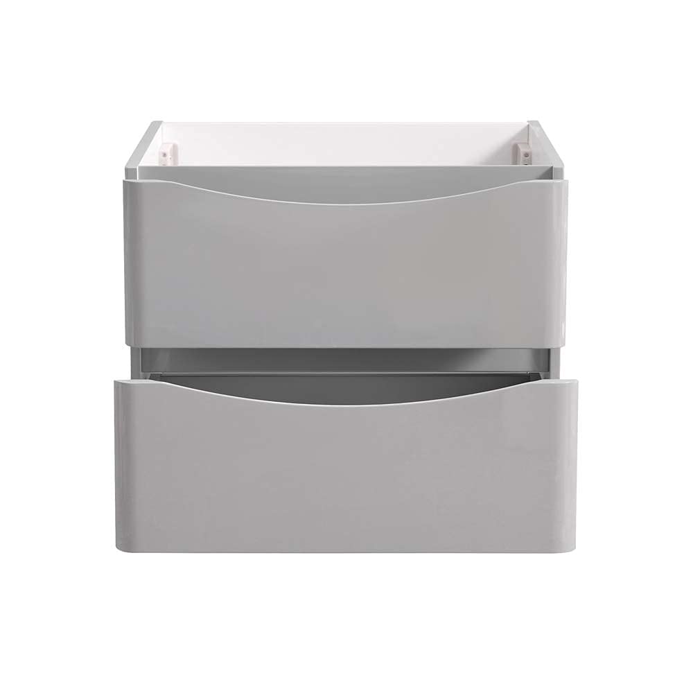 Fresca FCB9024WH Fresca Tuscany 24" Glossy White Wall Hung Modern Bathroom Cabinet