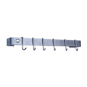 Enclume WR0 HS 18" Classic Wall Rack Utensil Bar w/ 6 Hooks HS