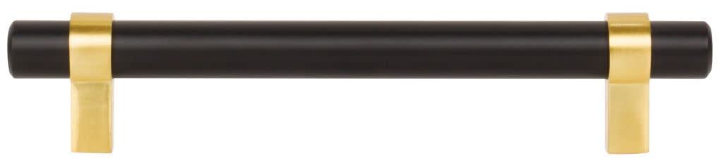 Jeffrey Alexander 5128SN 128 mm Center-to-Center Satin Nickel Key Grande Cabinet Bar Pull