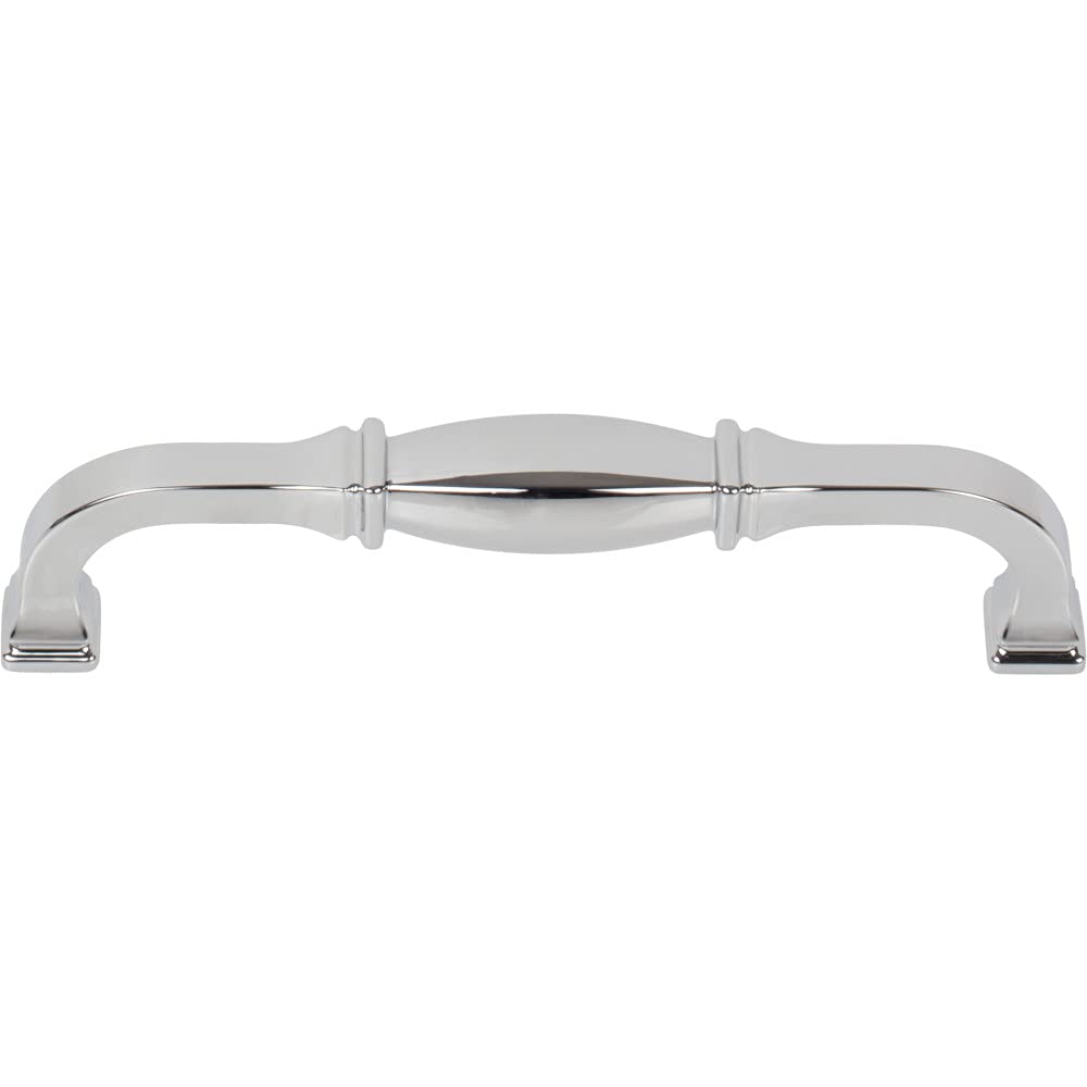 Jeffrey Alexander 278-128PC 128 mm Center-to-Center Polished Chrome Audrey Cabinet Pull
