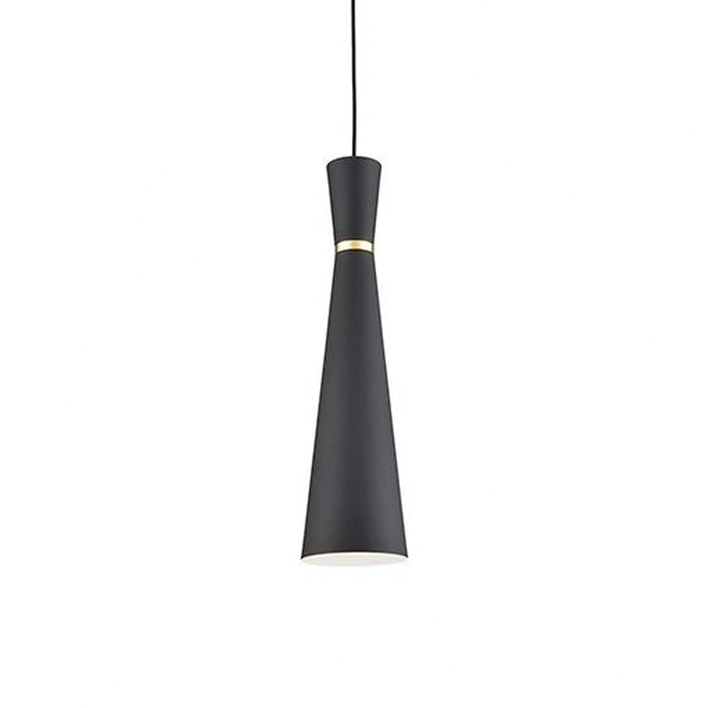 Kuzco 493206-BK/GD VANDERBILT 6" PD Black with Gold Detail 1 x 60W E26
