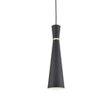 Kuzco 493206-BK/GD VANDERBILT 6" PD Black with Gold Detail 1 x 60W E26