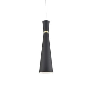 Kuzco 493206-BK/GD VANDERBILT 6" PD Black with Gold Detail 1 x 60W E26
