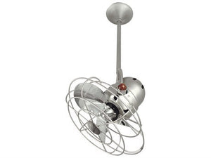 Matthews Fan BD-WH-MTL Bianca Direcional ceiling fan in Gloss White finish with metal blades.
