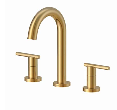Gerber D303658BB Brushed Bronze Parma Two Handle Widespread Lavatory Faucet
