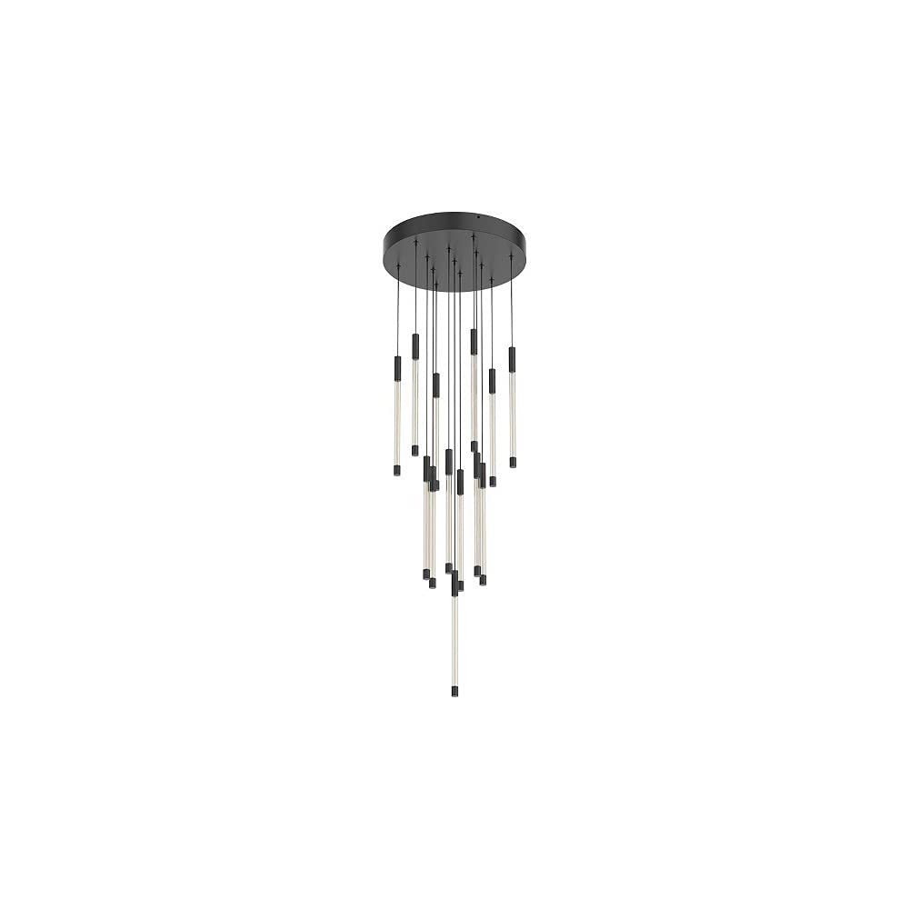 Kuzco MP75113-BK MOTIF 13" 13 HEAD MULTI-PENDANT BLACK 52W 120VAC WITH LED DRIVER 2700K 90CRI
