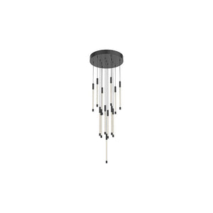 Kuzco MP75113-BK MOTIF 13" 13 HEAD MULTI-PENDANT BLACK 52W 120VAC WITH LED DRIVER 2700K 90CRI