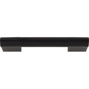 Elements 645-96MB 96 mm Center-to-Center Matte Black Knox Cabinet Bar Pull