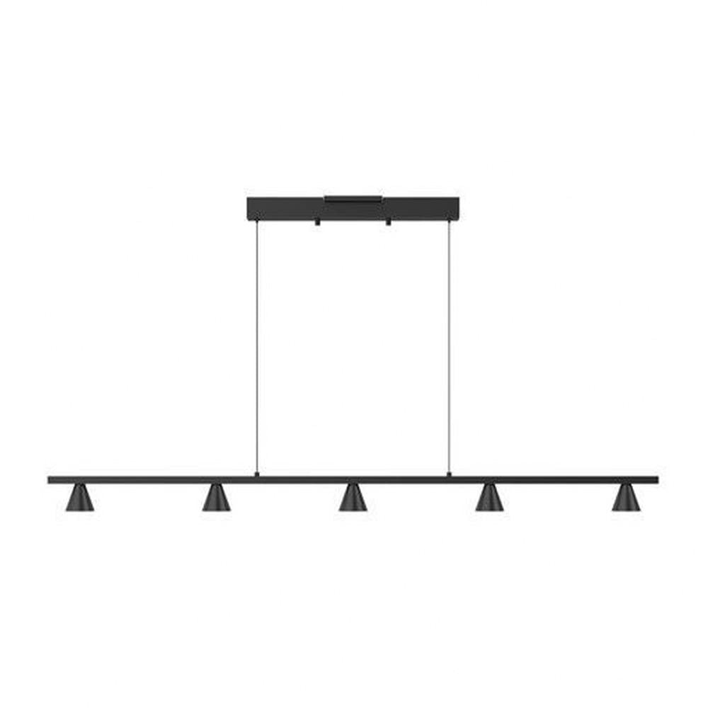 Kuzco LP19947-BK DUNE 47" LP Black 120V TRIAC/ELV LED 3000K 90CRI 26W