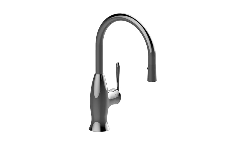 Graff G-4833-LM50-PC Bollero 8 3/4" Single Handle Deck Mounted Pull-Down Kitchen Faucet In Polished Chrome