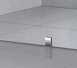 Genius Plus Frameless Shower Door Size fits for Width of 57' - 61'' * H76'' with a Side Panel in Matte Black Premium Hardware Finish, Low Iron Tempered Glass Included(59'') …