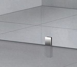 Genius Plus Frameless Shower Door Size fits for Width of 57' - 61'' * H76'' with a Side Panel in Matte Black Premium Hardware Finish, Low Iron Tempered Glass Included(59'') …