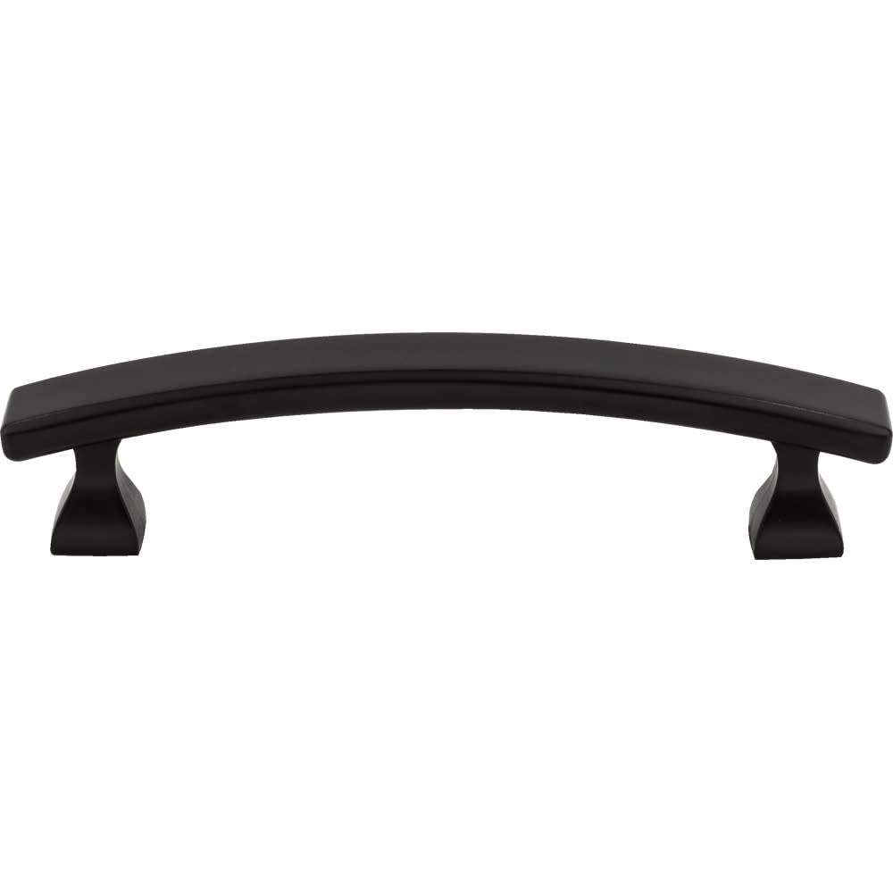 Elements 449-96MB 96 mm Center-to-Center Matte Black Square Hadly Cabinet Pull